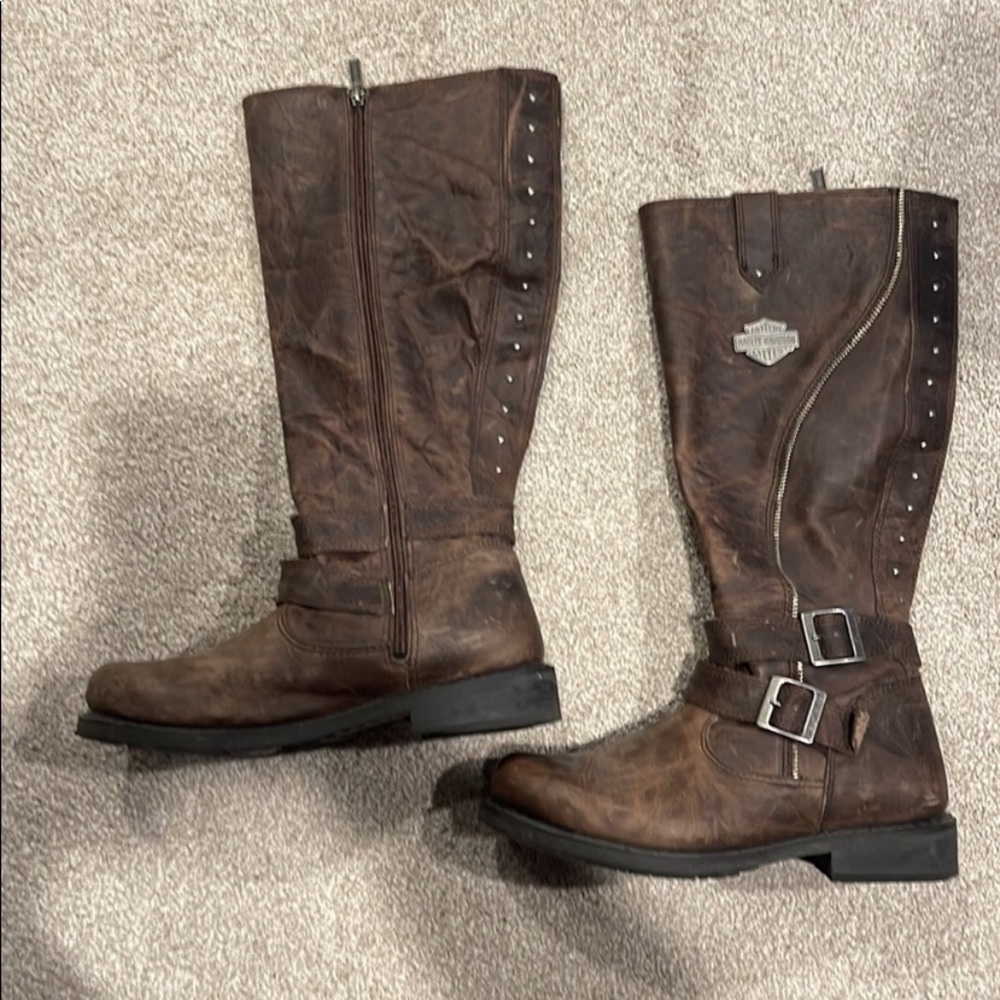 Harley Davidson size 10 womens riding boots
